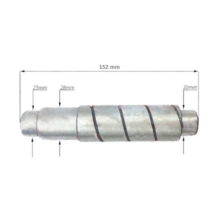 Вал повышающей/понижающей шестерни для 152/184 L152 от интернет-магазина rossel.by
